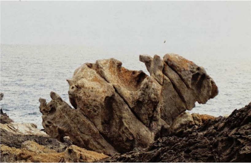 The "Es Conill" (The Rabbit) rock formation in Paratge de Tudela, Cap de Creus, showcasing natural surrealist shapes.