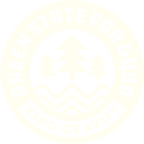 Green state for good logo