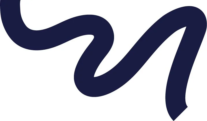 Navy blue scribble icon