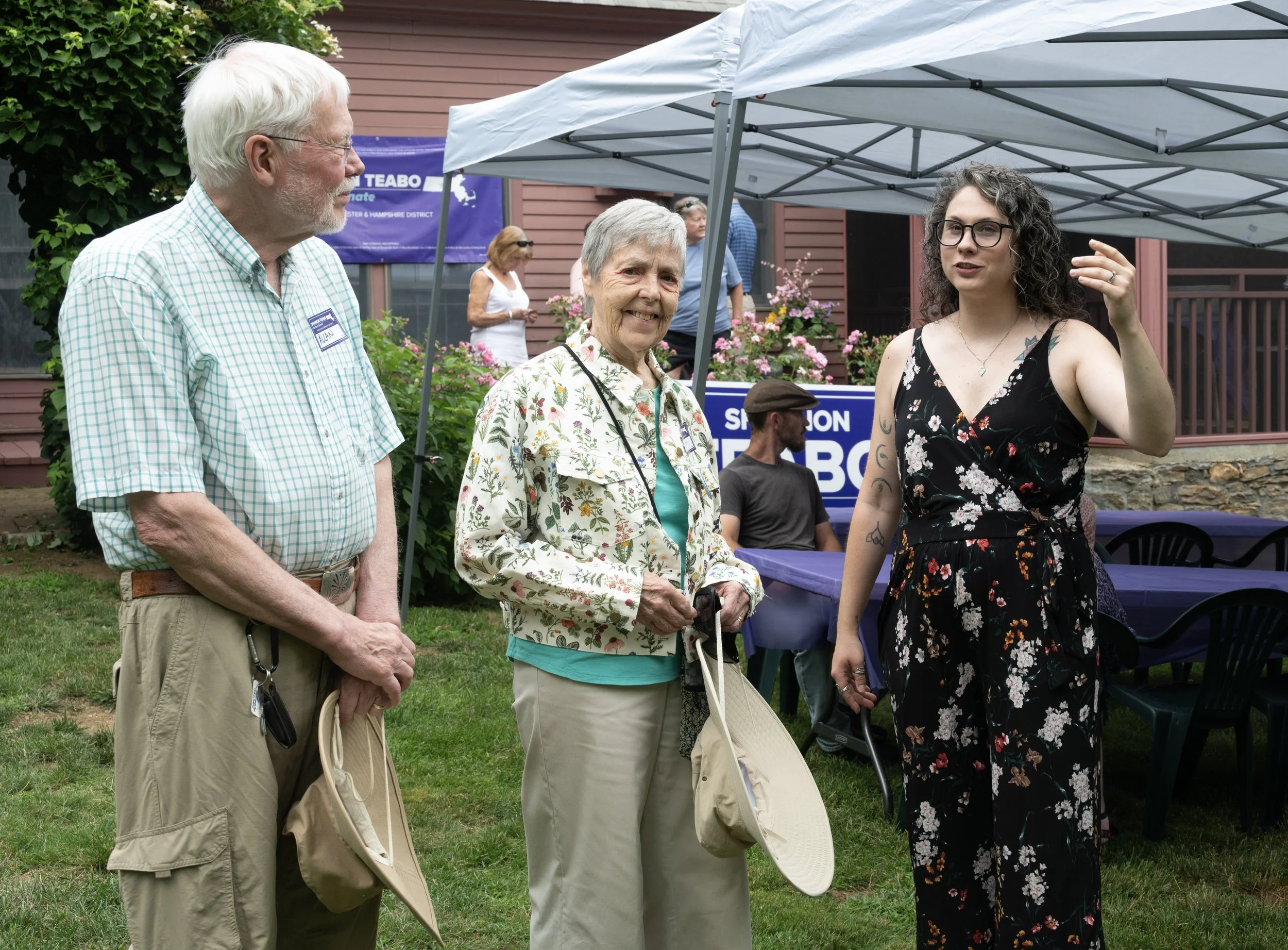 Shannon has spent the past few months building relationships and listening to the voters of the district; finding out what is on people's minds and what their concerns are.
