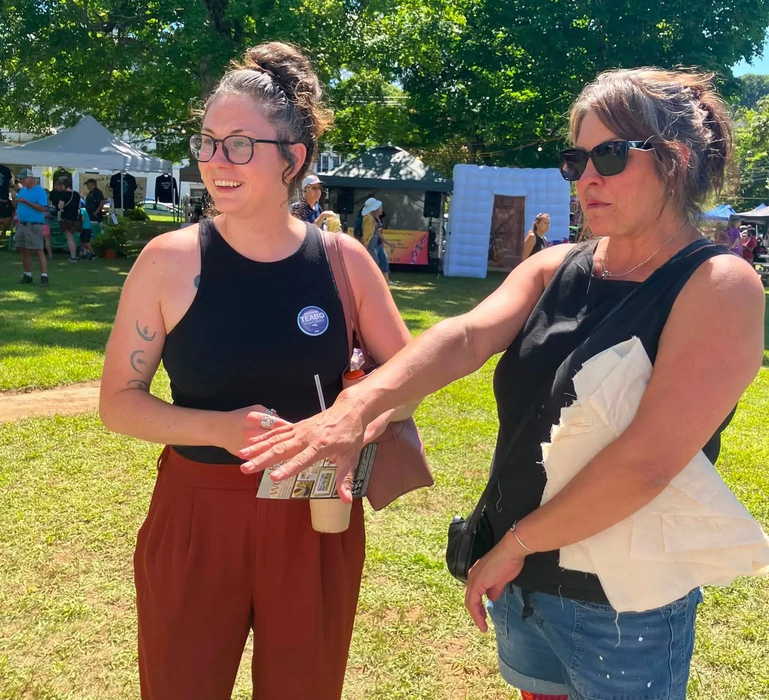 In between canvassing on Saturday, Shannon made a visit to the Hardwick Fair. It is the oldest agricultural fair in the US, where you can see the old way of making hay bales, generations of farm machinery, and livestock.