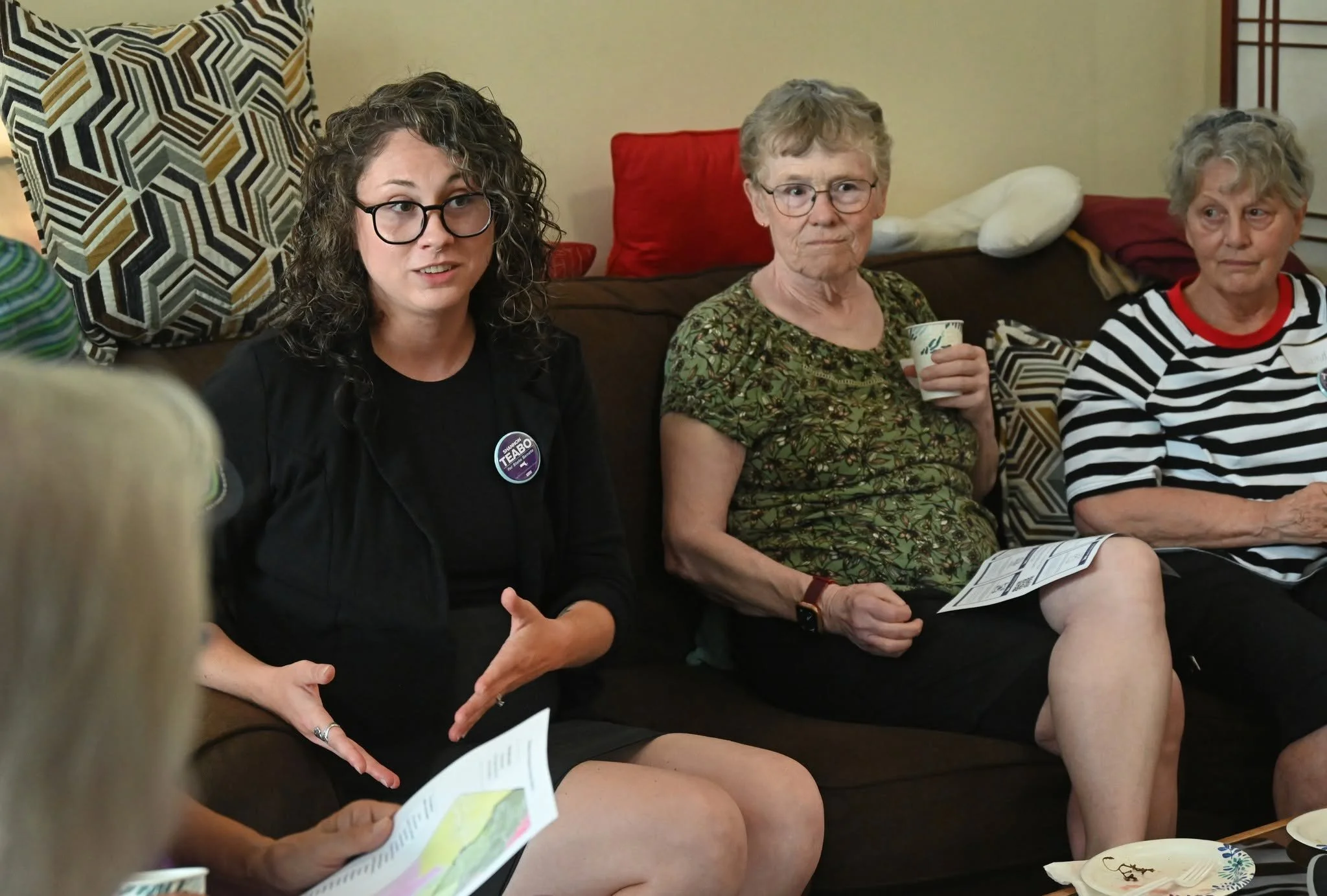 Shannon recognizes that while many of us are going through very similar experiences, each part of the district is unique and has their own concerns. 