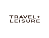 Travel+Leisure logo with red and black text