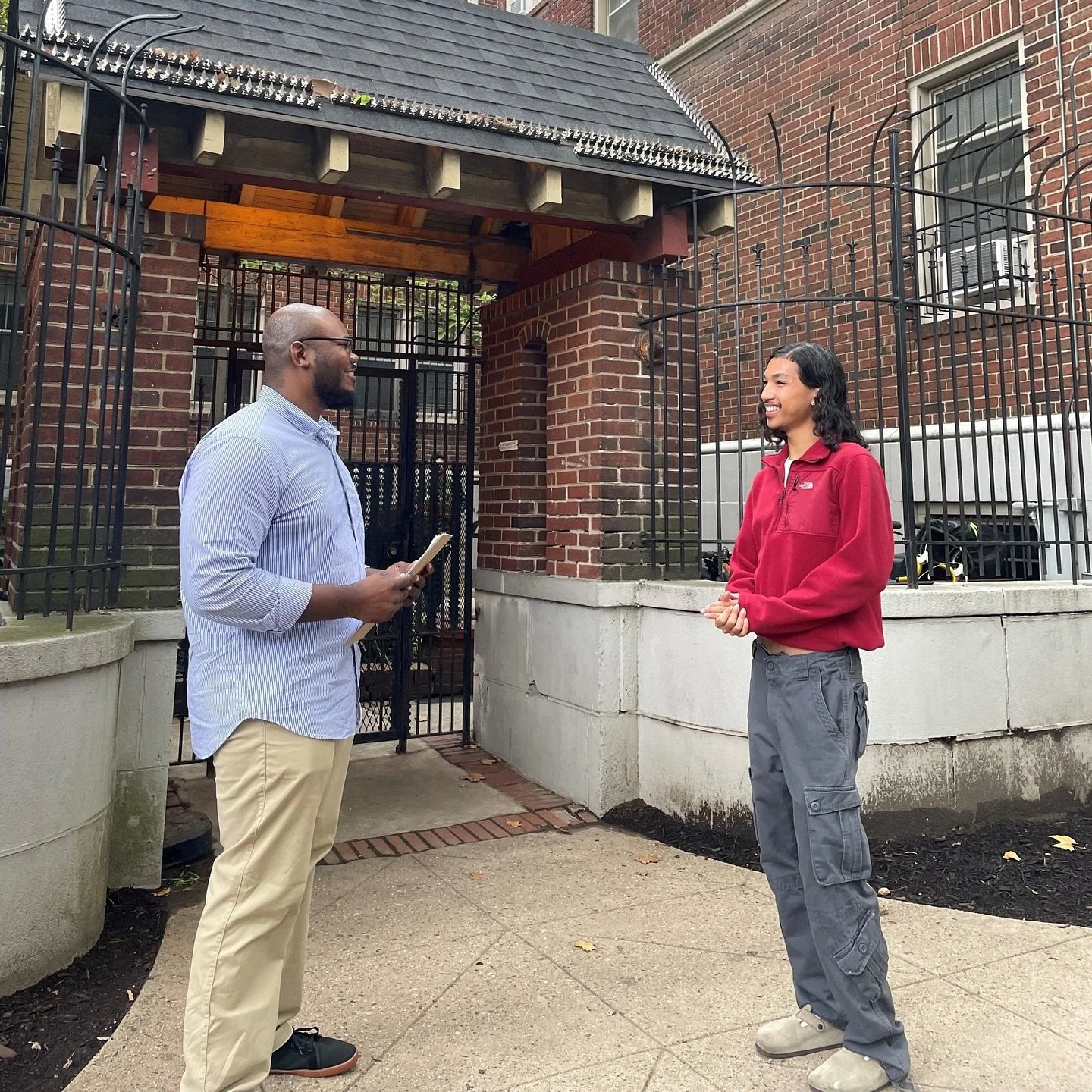 Meet James ➡️ and&hellip; James! 👋 Our amazing leasing consultant James gave our new assistant property manager James a warm welcome by showing him around the community and walking through how we tour our beautiful buildings. Excited to have double 