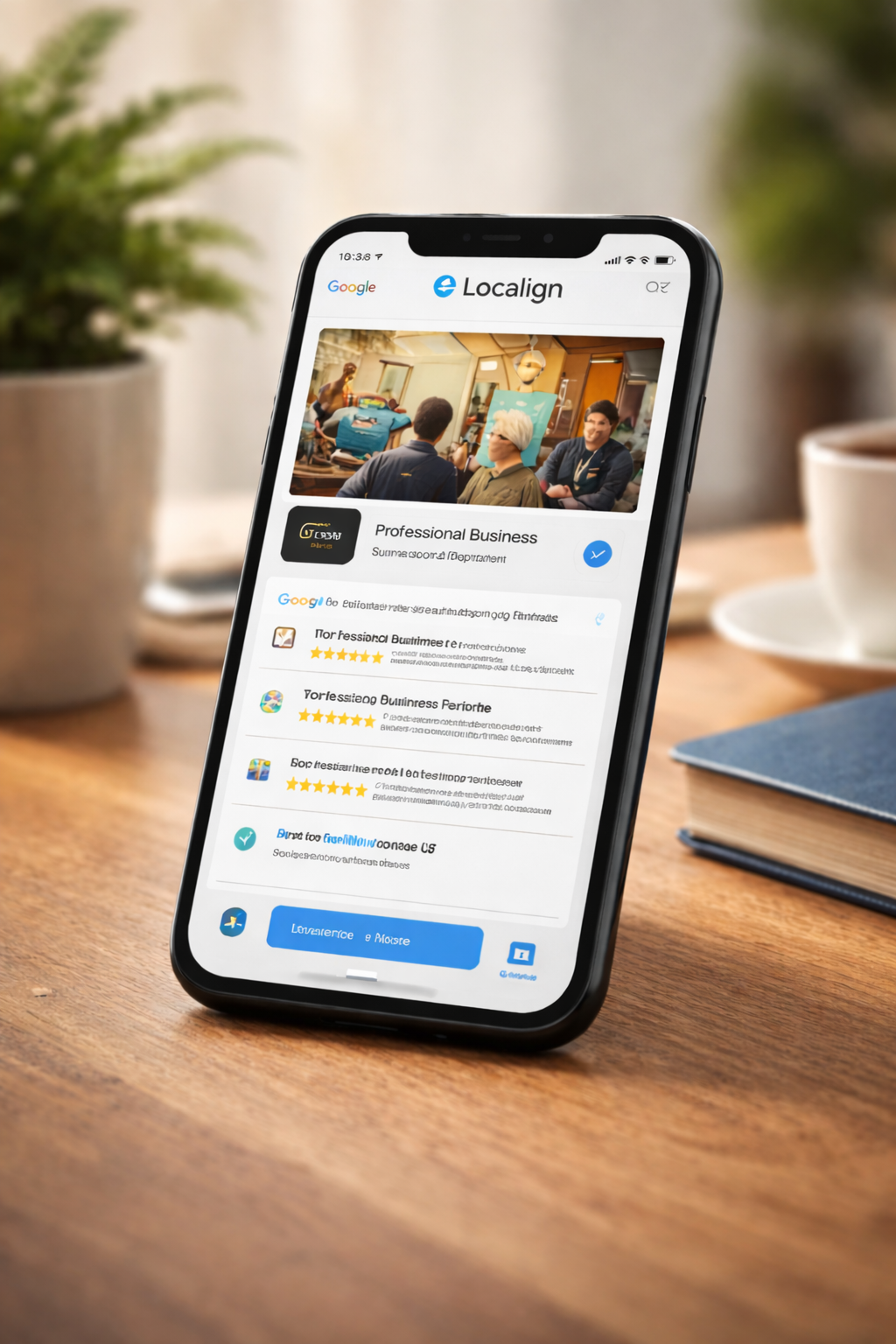 iPhone displaying business listing with Localign.png