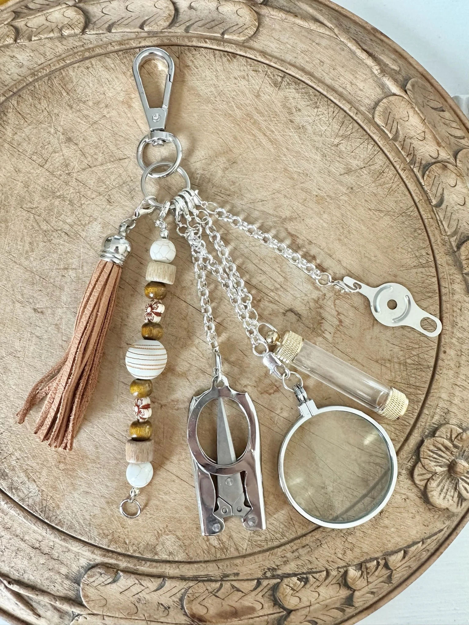 Needlework Tools Keyring