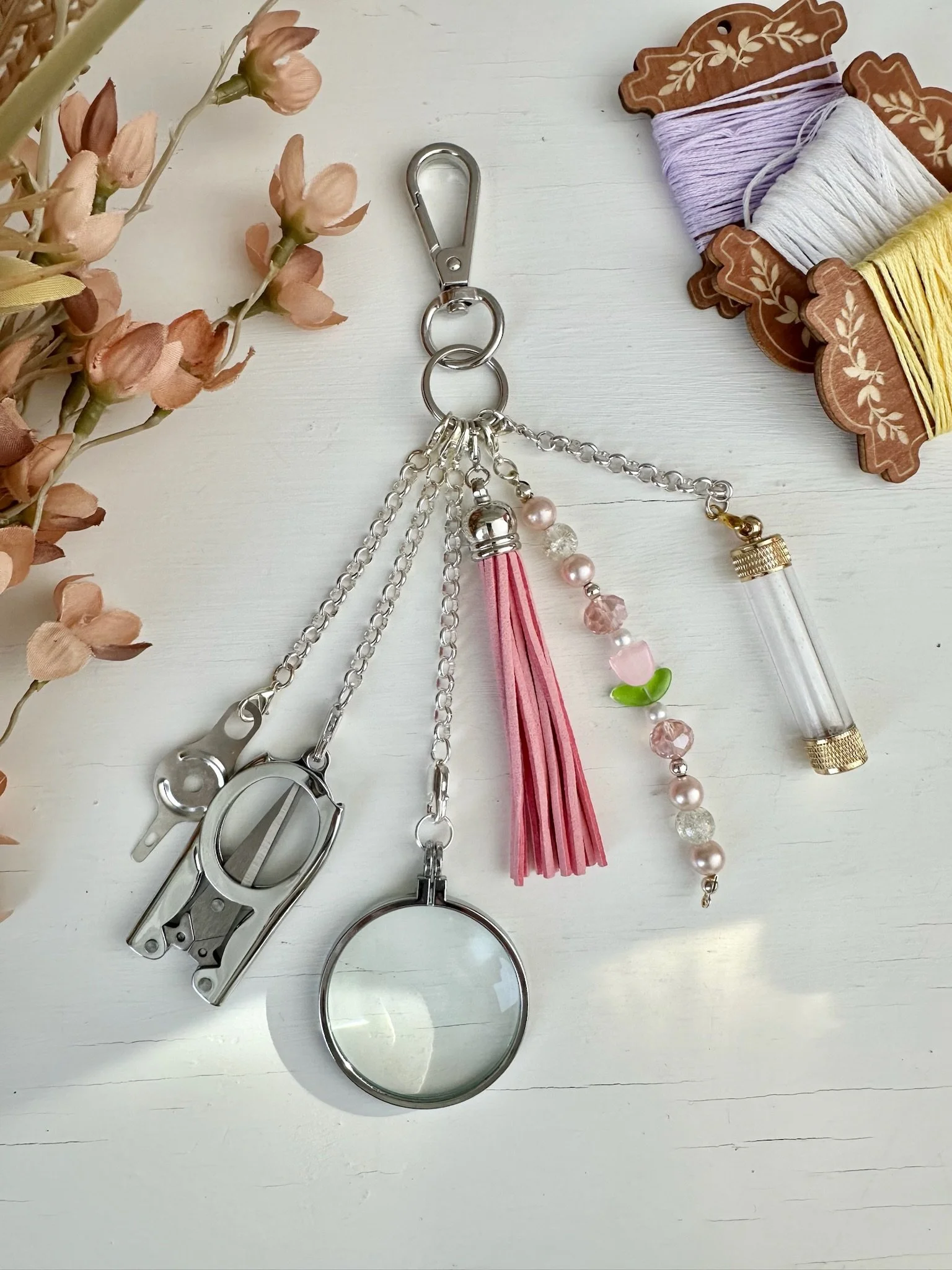 Needlework Tools Keyring