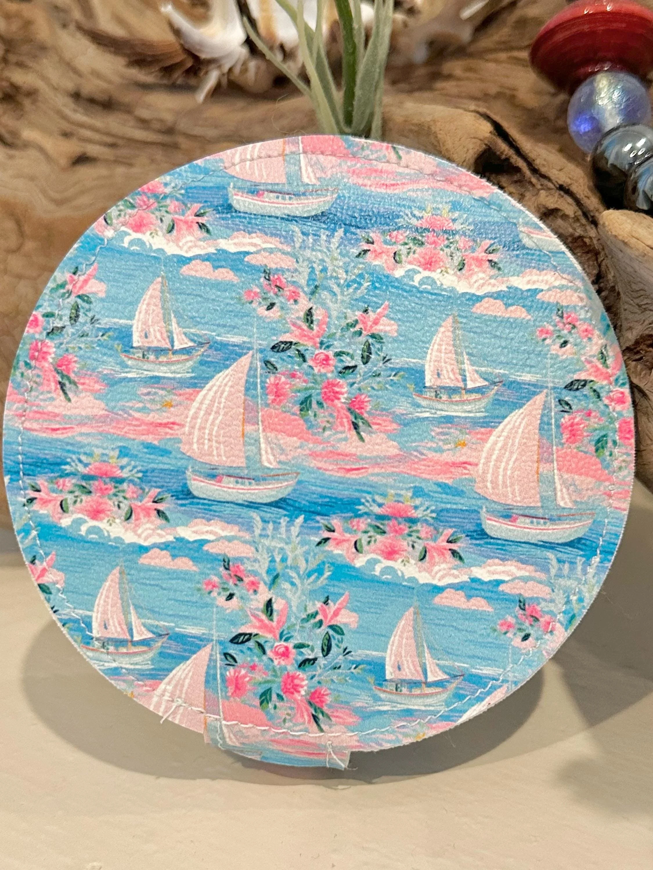 Embroidery Kit with Fabric, Hoop, and Supplies to Make Custom Initial Luggage Tag