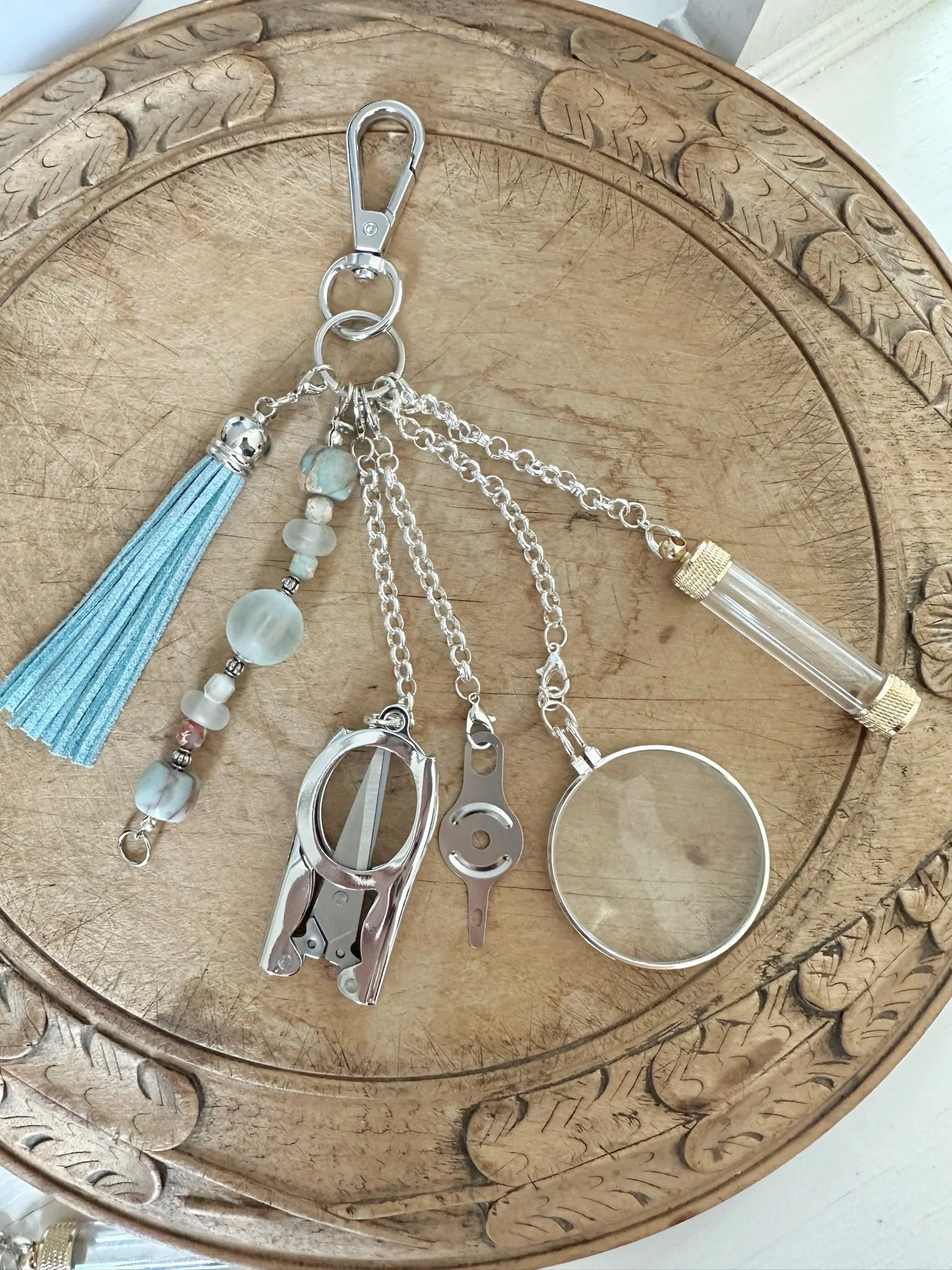 Needlework Tools Keyring