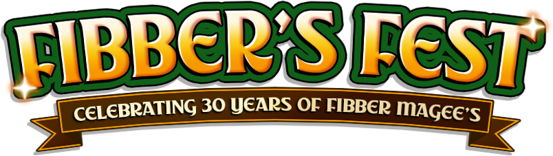 Fibber's Fest logo with celebratory banner for 30 years of Fibber Magee's.