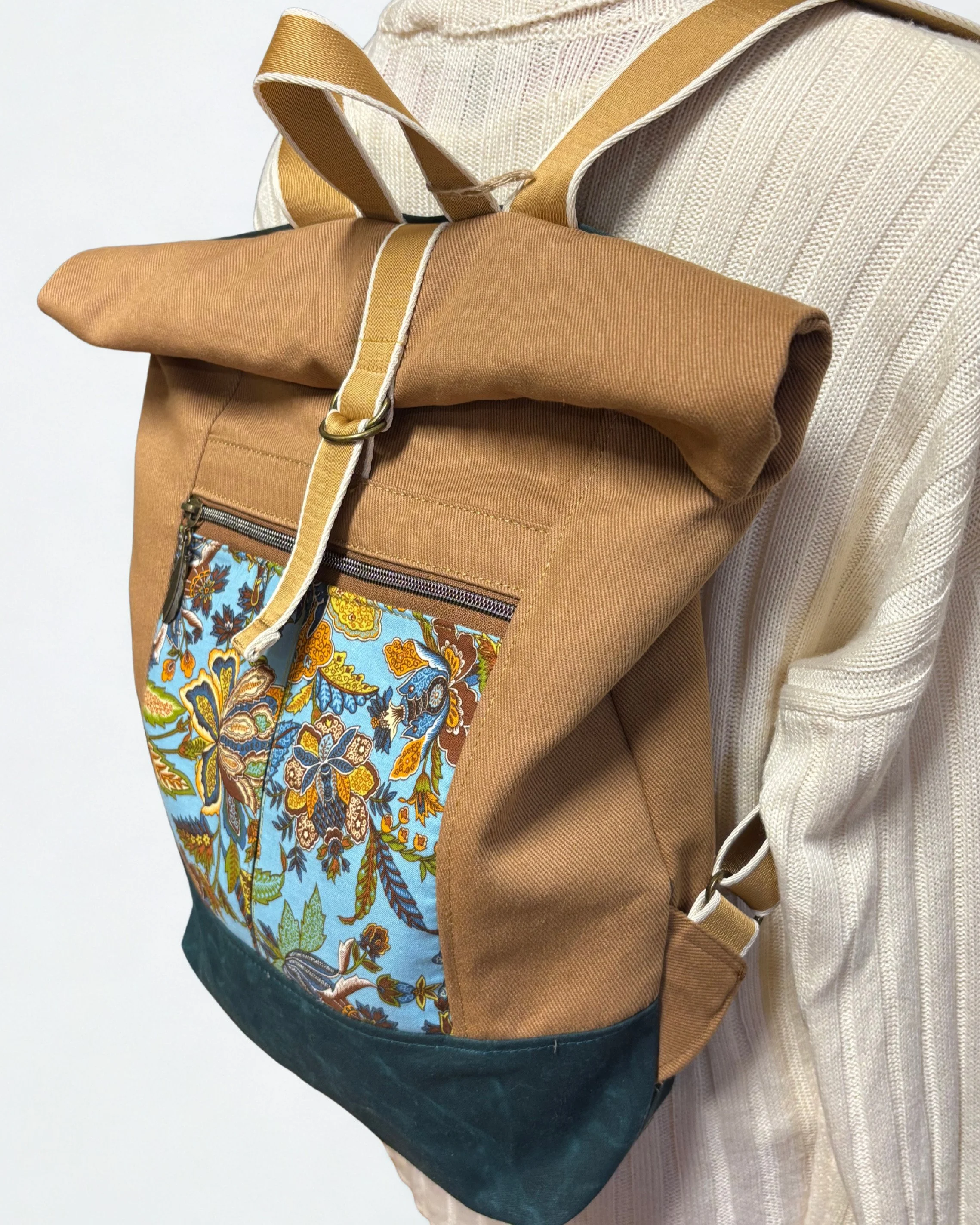 Sac à Dos Range Canvas de Cotton et Canvas Ciré