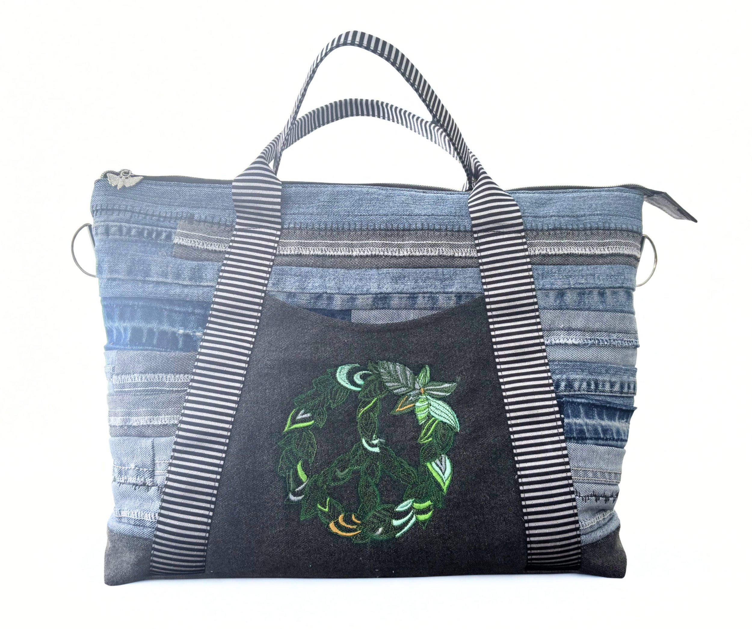 Sac Fourre-tout  Patchwork Jean Recycler