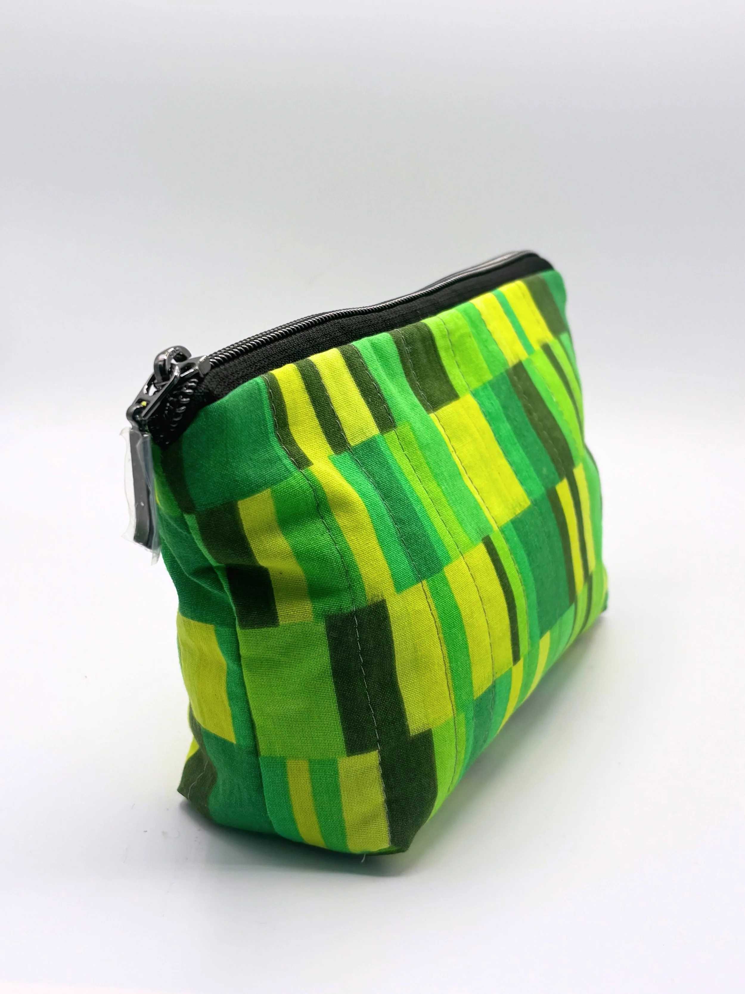 Petite pochette de Rangement Piquée Vert