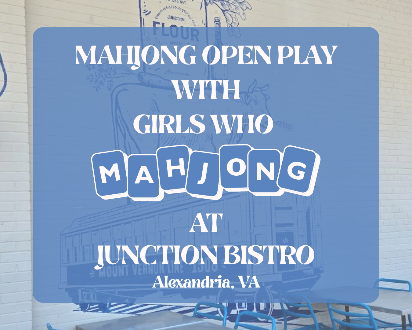 Open Play Mahjong @  Junction Bistro, ALX, VA