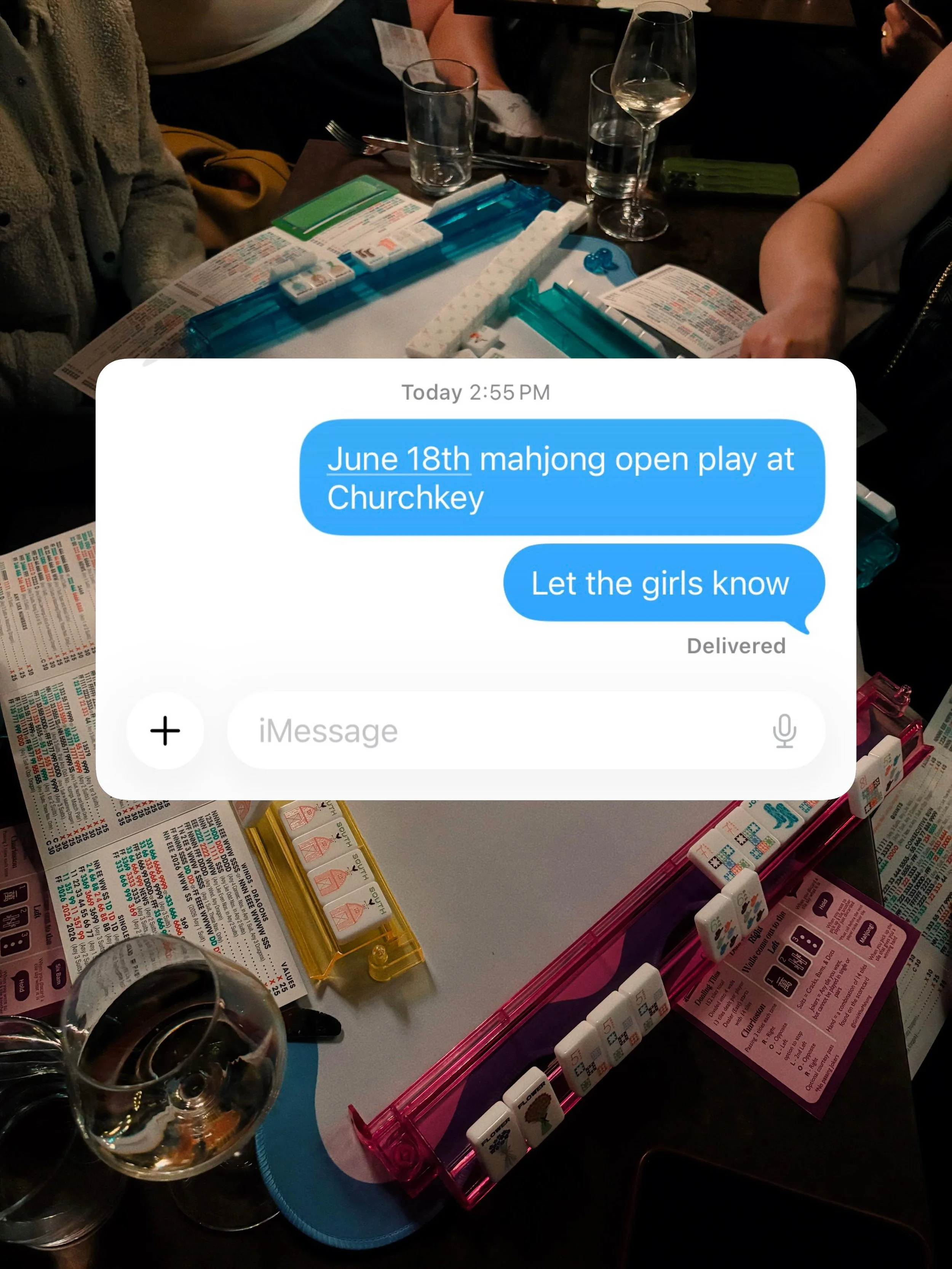 Don&rsquo;t miss out on your chance to come play mahj with us on Thursday at 6:30 PM at @churchkeydc in Logan Circle! Get your spot from the link in our bio ✨🀄️ (Open play is for those that have taken a mahj 101 lesson and experienced players)