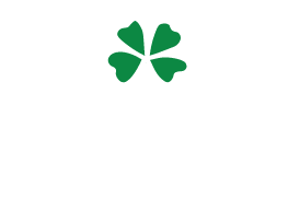 Kavanagh Insurance logo — four-leaf clover mark with family name wordmark