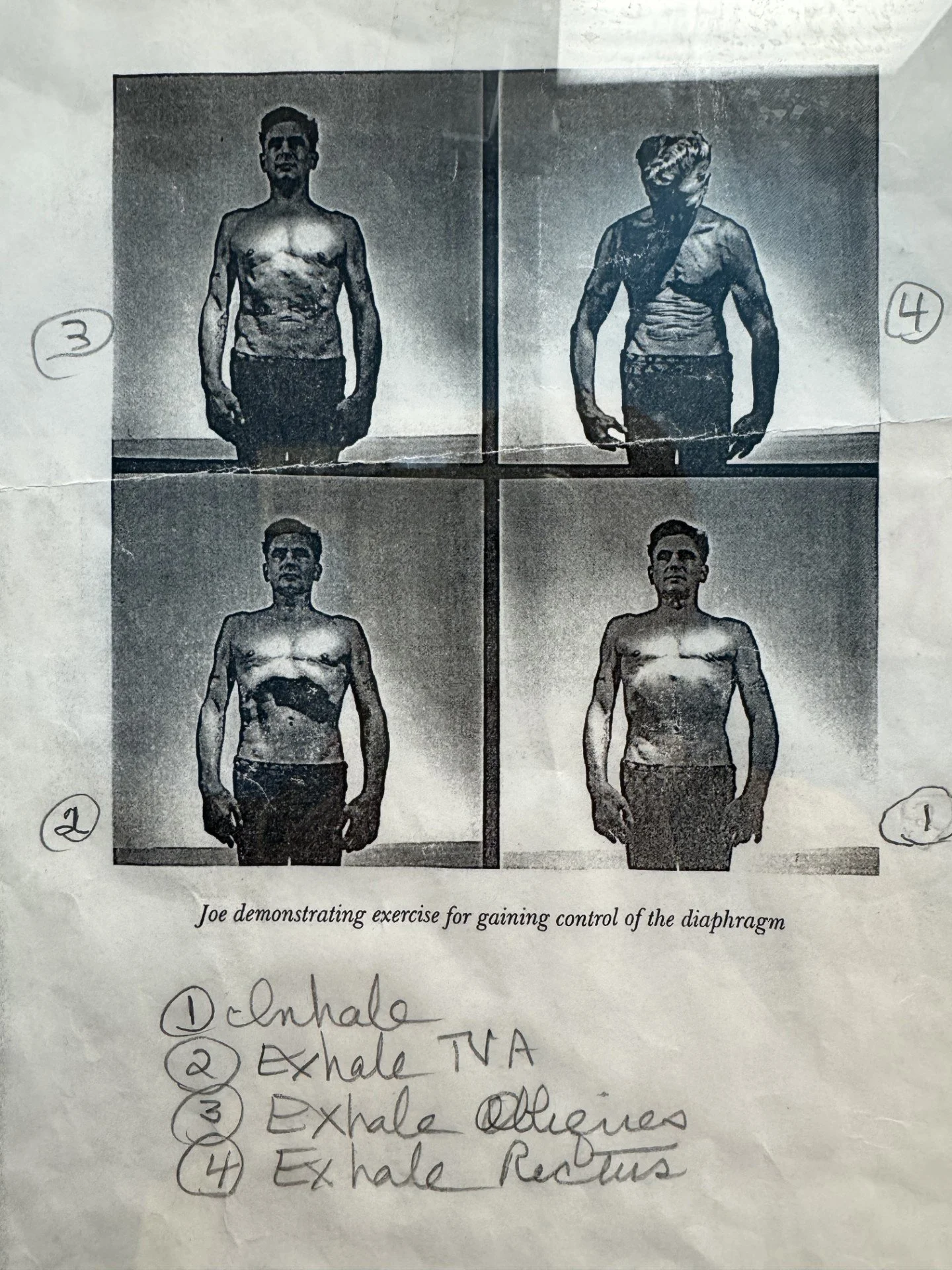 “Above all, learn how to breathe correctly”