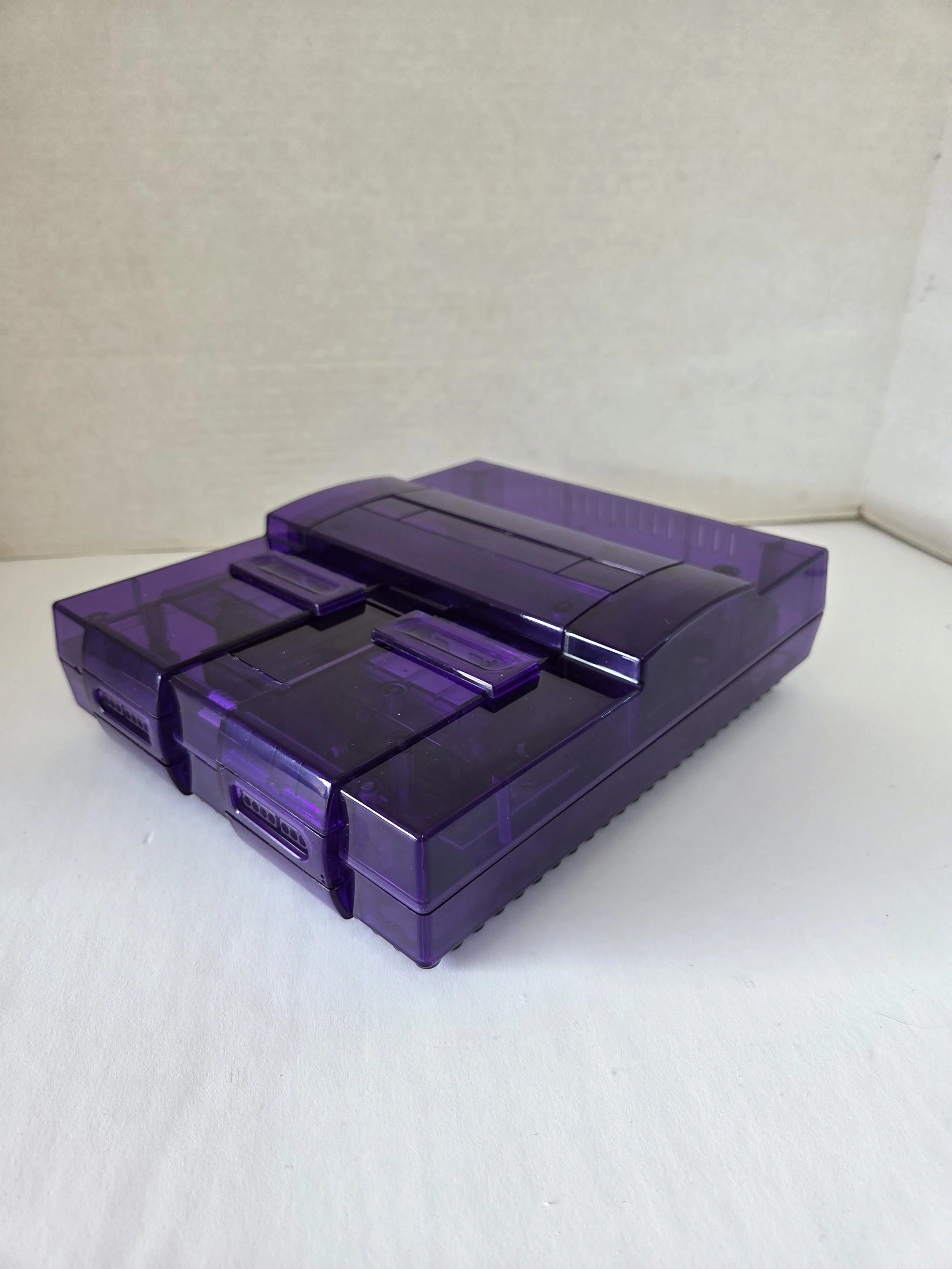 Transparent Purple Custom SNES