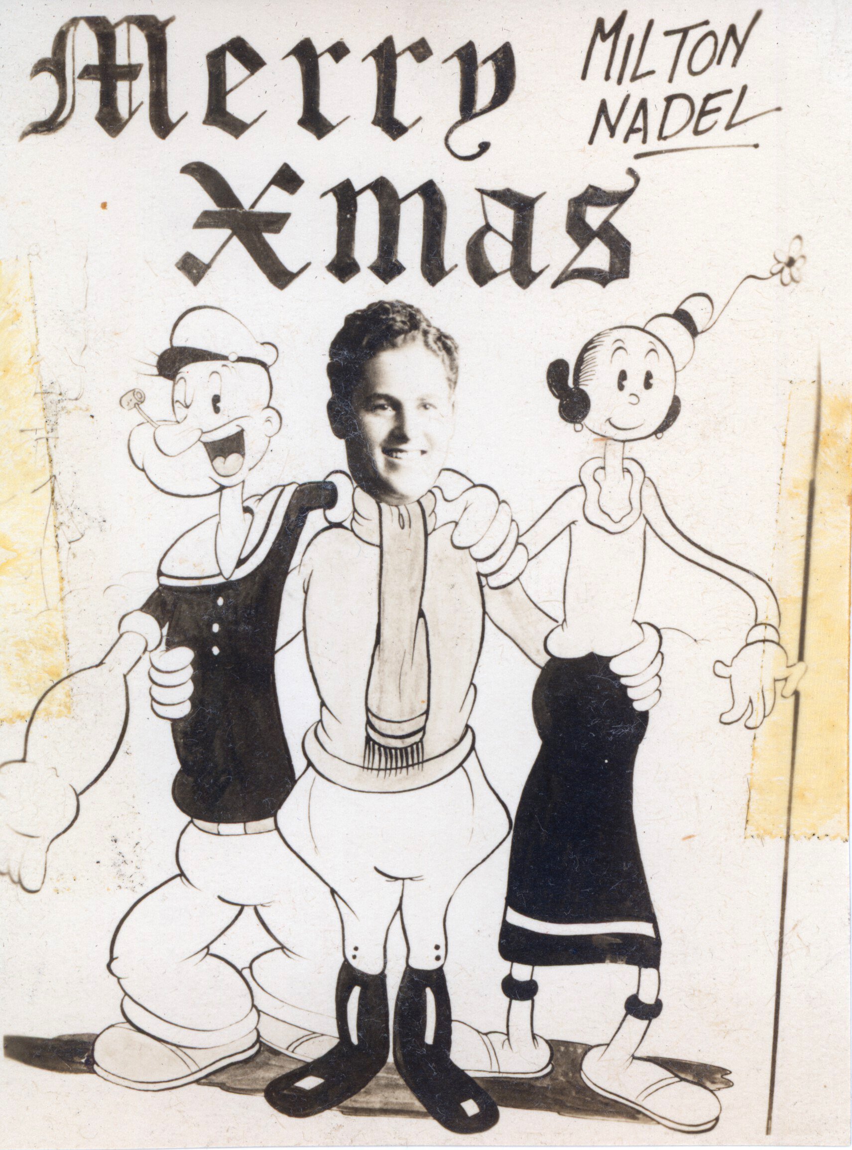 Milton Nadel has shown himself hanging out with Olive and Popeye. Another person we need some information on!