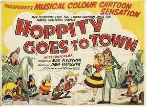   Hoppity Goes to Town (England)   As it turns out,&nbsp;Mr. Deeds Goes to Town, which inspired the original title of the film, was not familiar to British audiences, so the pun of the title was mostly lost on them. And to make matters worse, the wor