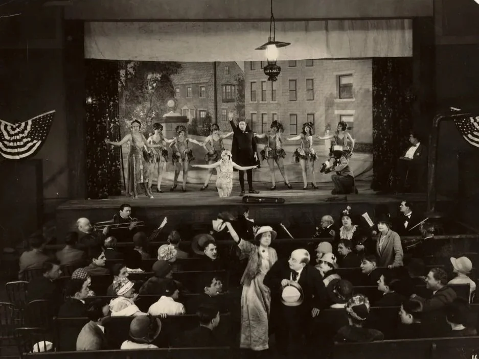  A publicity photo for the 'Carrie of the Chorus' film "Morning Judge." 