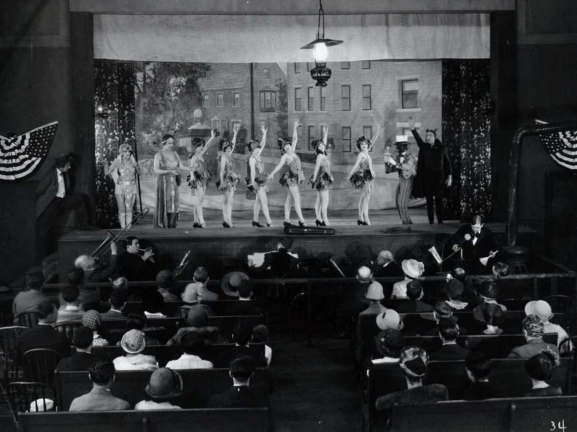  A publicity photo for the 'Carrie of the Chorus' film "Morning Judge." 