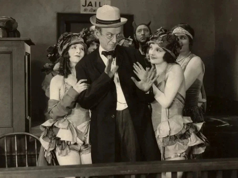  A publicity photo for the 'Carrie of the Chorus' film "Morning Judge." 