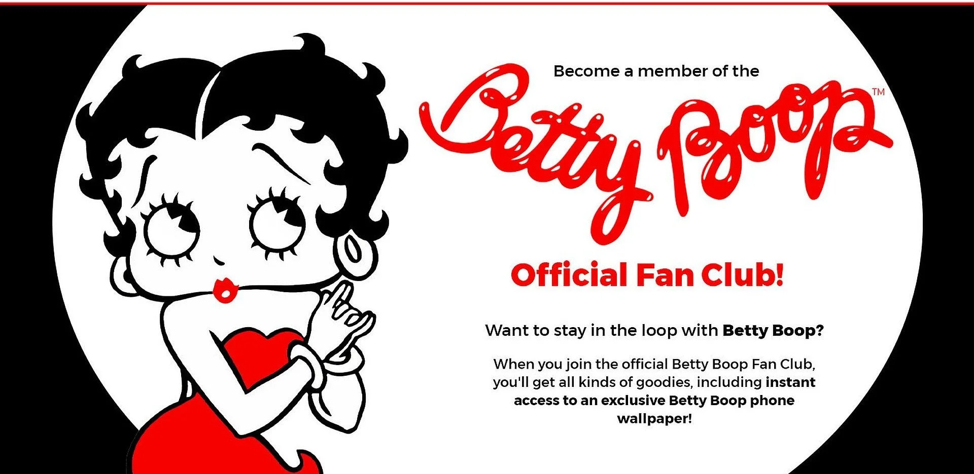 introducing the Betty Boop Fan Club