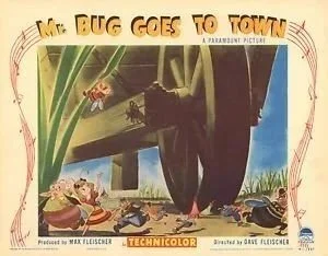   Mr. Bug Goes to Town (USA)   The film's original title, was a word-play on the popular American film, Mr. Deeds Goes to Town, starring Gary Cooper. Because of this, some people has assumed that the main character, Hoppity, is based on Gary Cooper’s