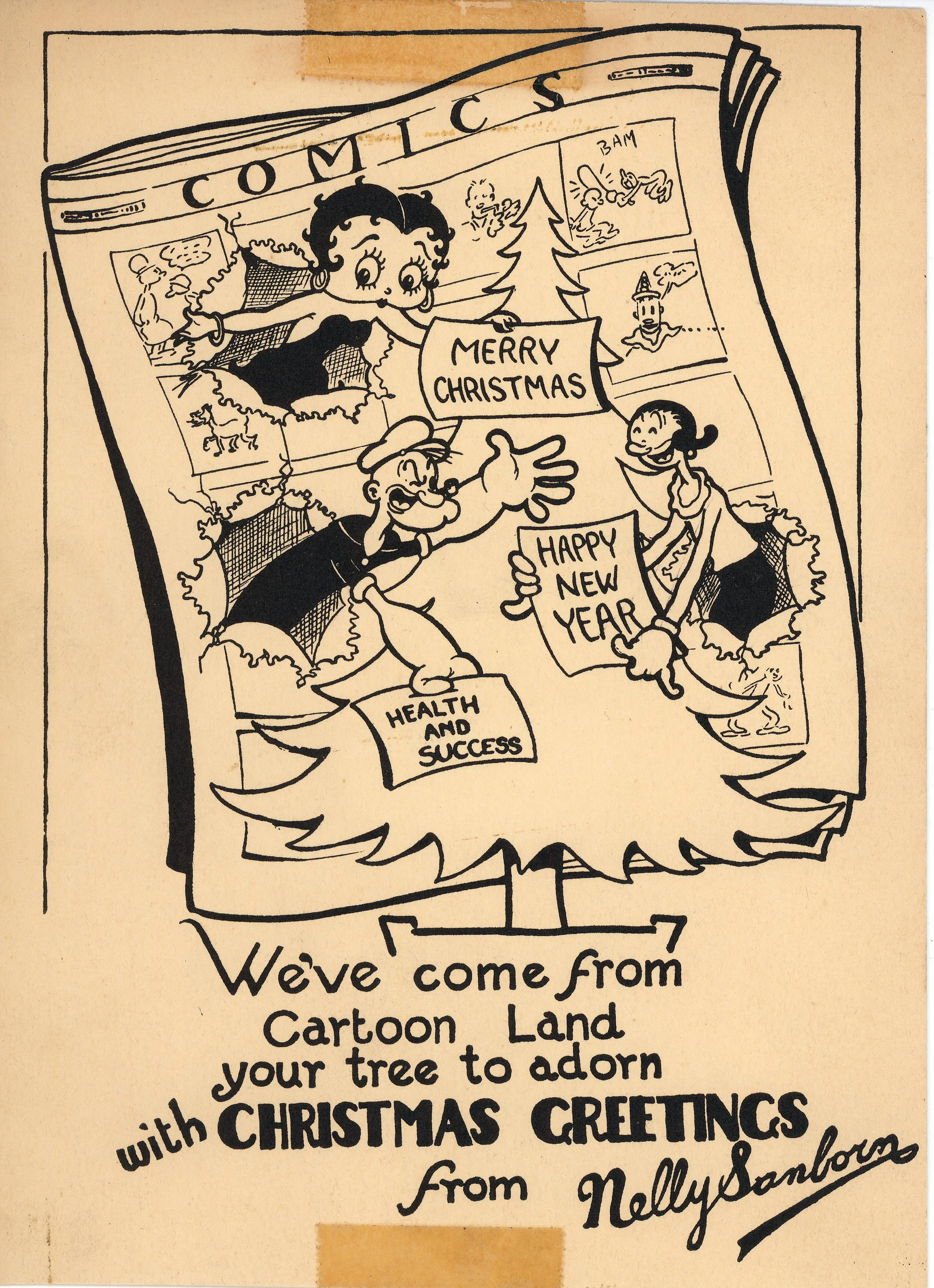 Nellie Sanborn was hired by Fleischer Studios in 1924 as a Planner. The advent of sound into animation made it necessary to have a Timing Department to check that individual drawings synchronize properly with sound. Nellie soon became Head of the new