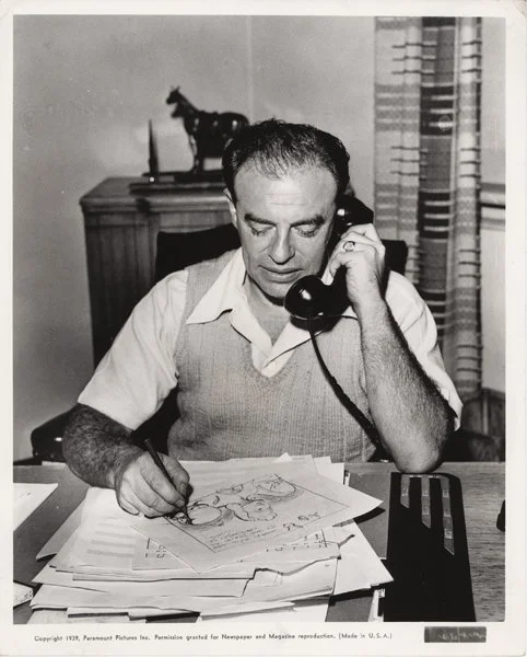 Dave Fleischer, youngest of the Fleischer brothers and Vice President of Fleischer Studios. Dave received credit for direction on most of the Fleischer films. The Fleischer Family Collection