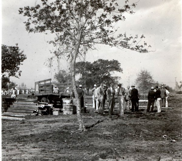 This photo was taken the day of groundbreaking for the all new Fleischer Studios, Miami, Florida. March, 1938. The Fleischer Family Collection