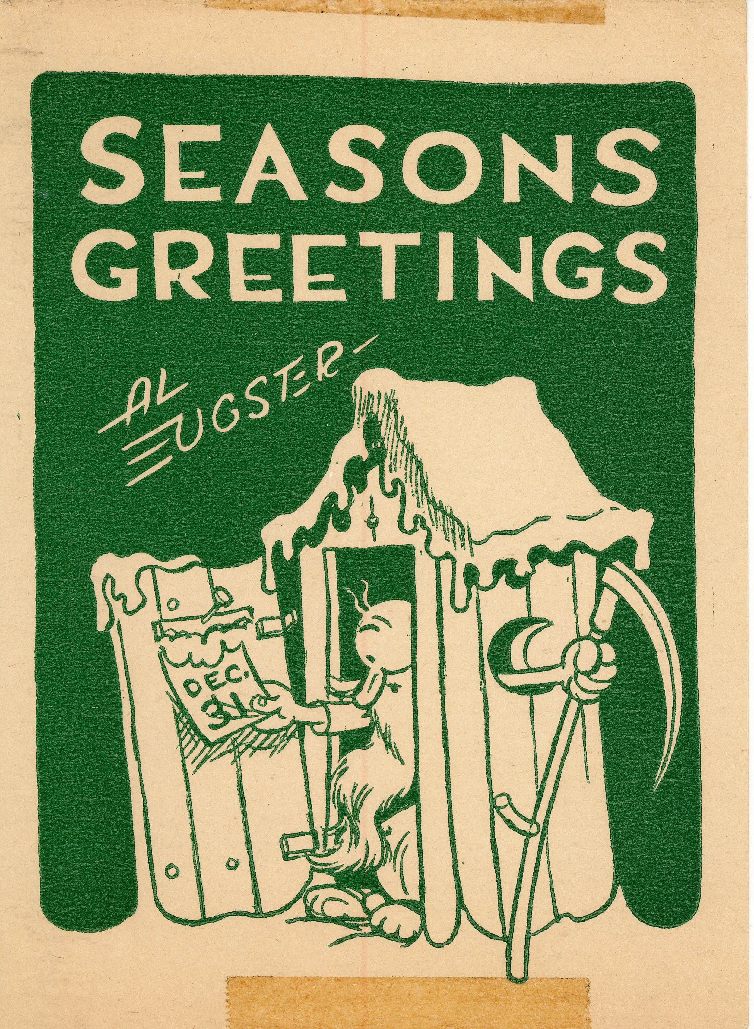 Al Eugster’s career began in 1925 in silent films. From 1929 to '32 Al worked at Fleischer Studios, where he did his first animation. He moved west in 1932, working for several Hollywood Studios (including Disney) before rejoining Fleischer Studios i