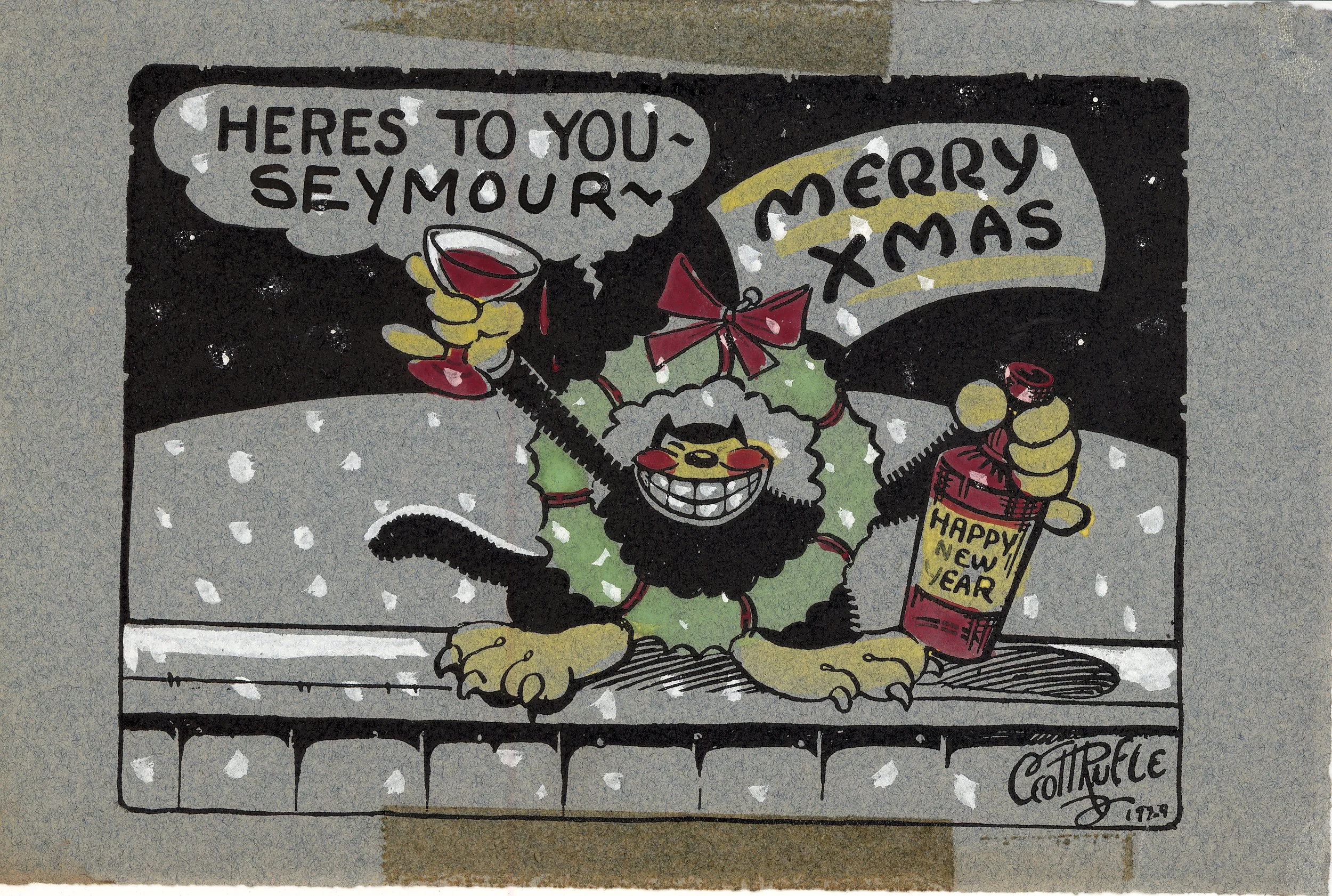 George Rufle started working in animation in 1916, and by 1918 was hired by Barre Studio to work on the Mutt and Jeff series. He joined Fleischer Sudios in the early 1930’s, and remained there through it’s transition to Famous Studios, leaving there 