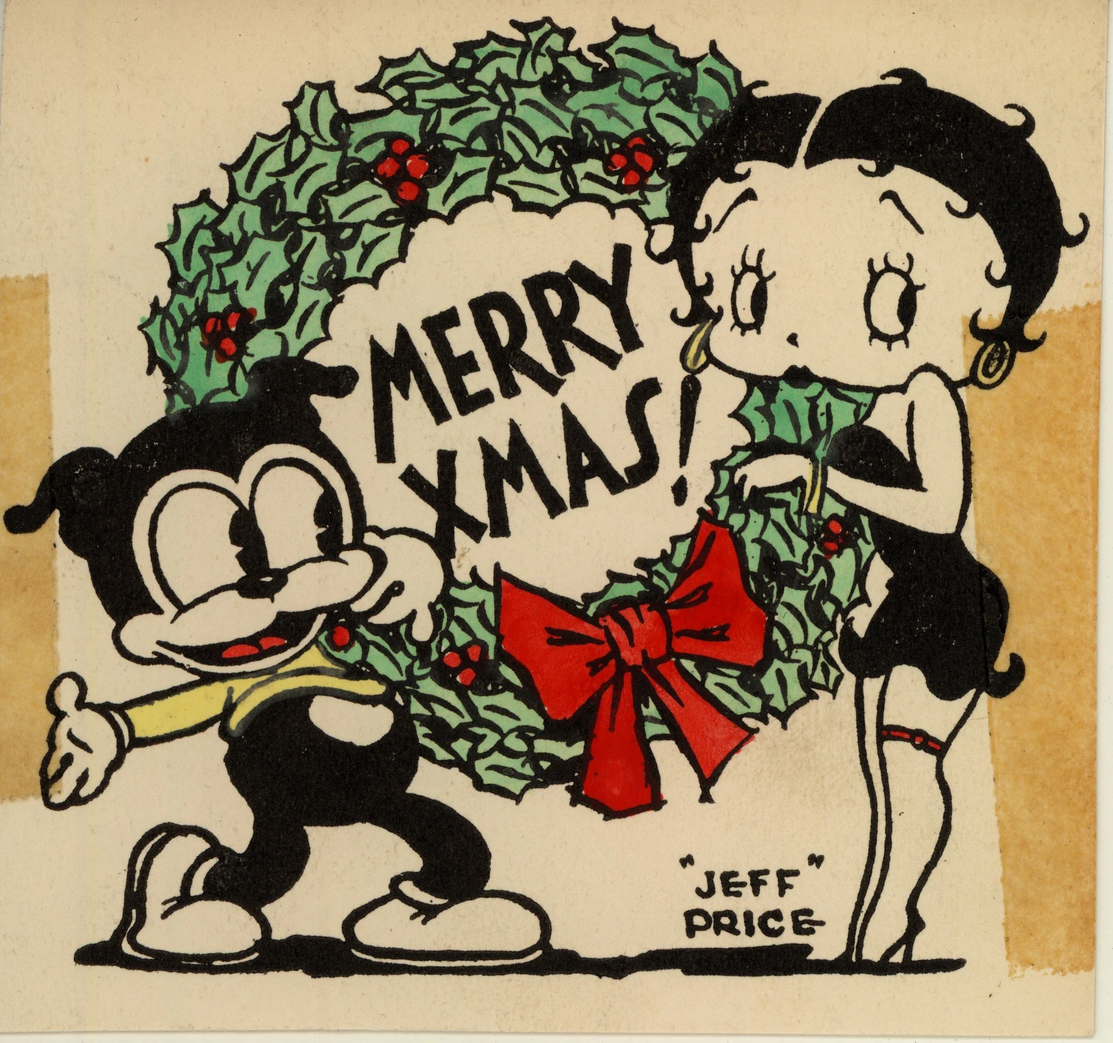 In 1935 Jeff Price was working in the Planning department at Fleischer Studios.