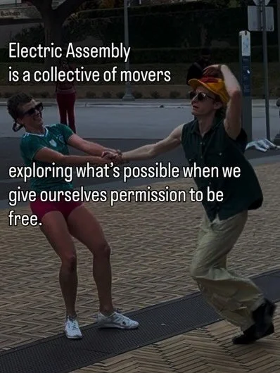 This is more than dance.
It&rsquo;s a practice of remembering what&rsquo;s possible in public space.

#ElectricAssembly
#DanceInPublic
#CollectiveMovement
#ArtInPublic
#EmbodiedFreedom