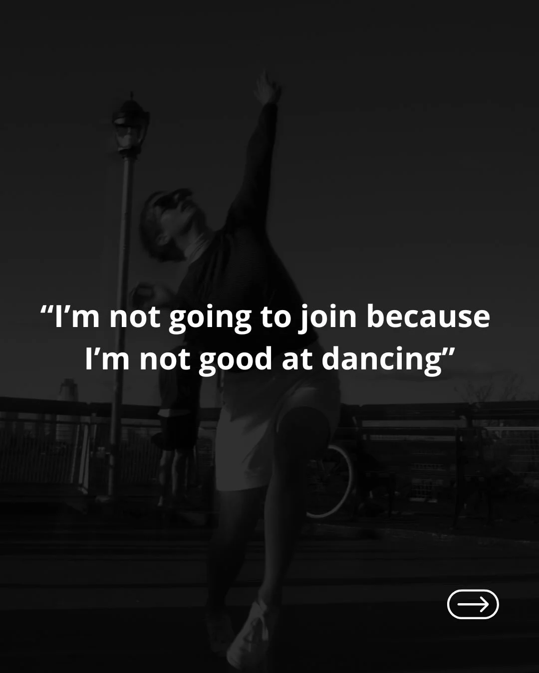 What if dancing was never about being good at it?

What if we could let go of judgment, stop comparing ourselves, and simply allow ourselves to move?

To feel more alive, more connected, and more free.

Curious what resonates with you most!

Come dan