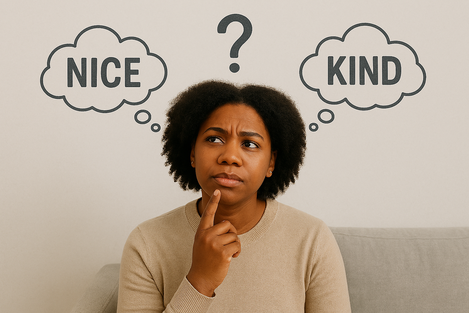 Being Nice vs. Being Kind