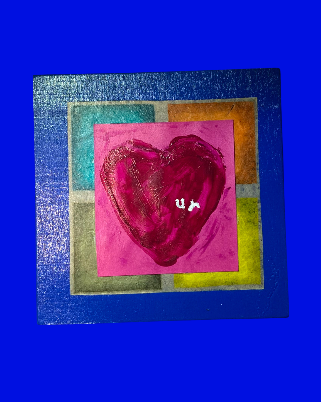 "u r in my heart" Card