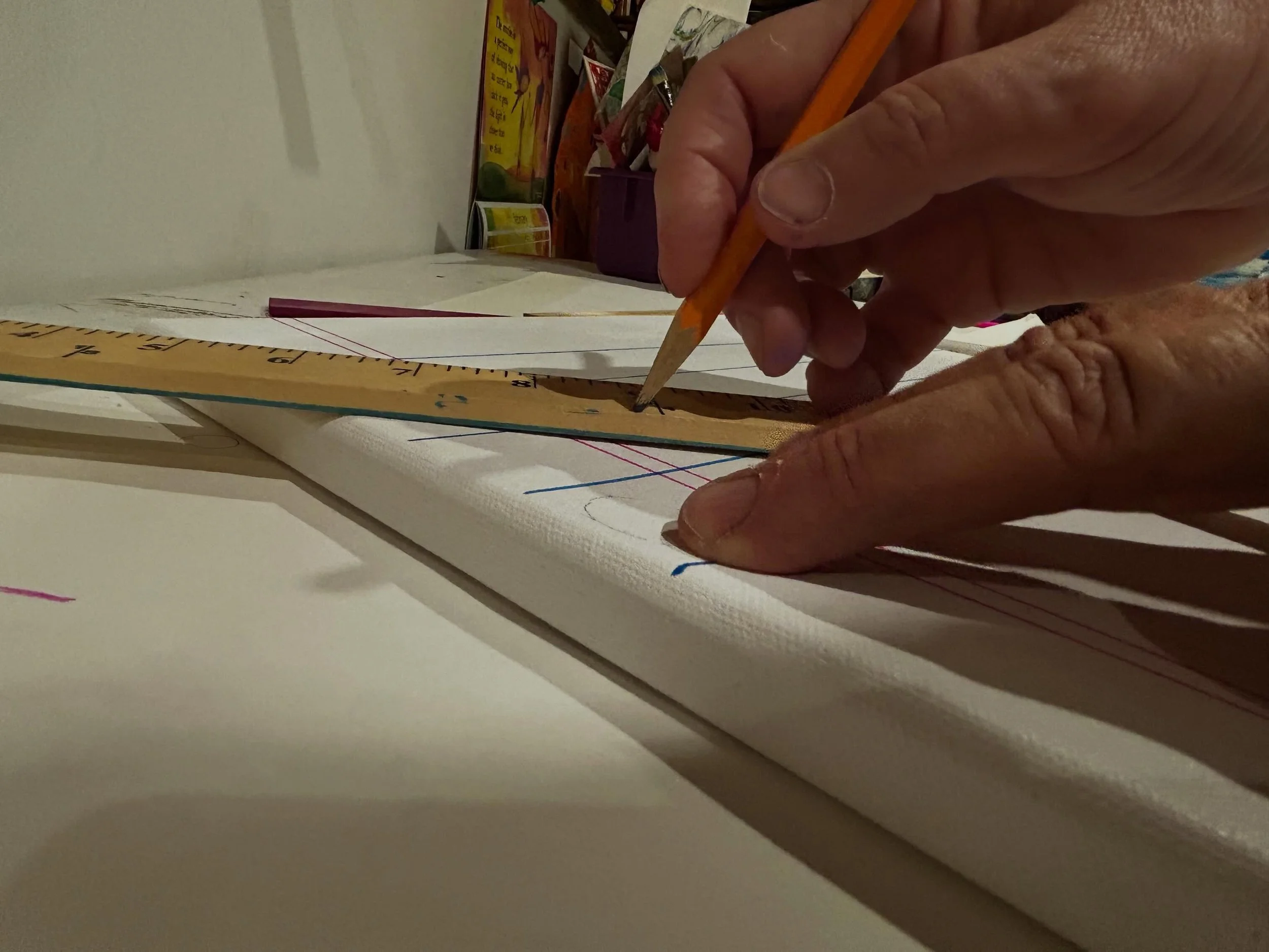 I need a sheet of notebook paper&hellip; My next art piece is for a Fletcher Exhibit submission. I think a lot of people will relate to this piece depicting a message from early school days. Stay tuned for the finished piece!  I dedicate this to my e