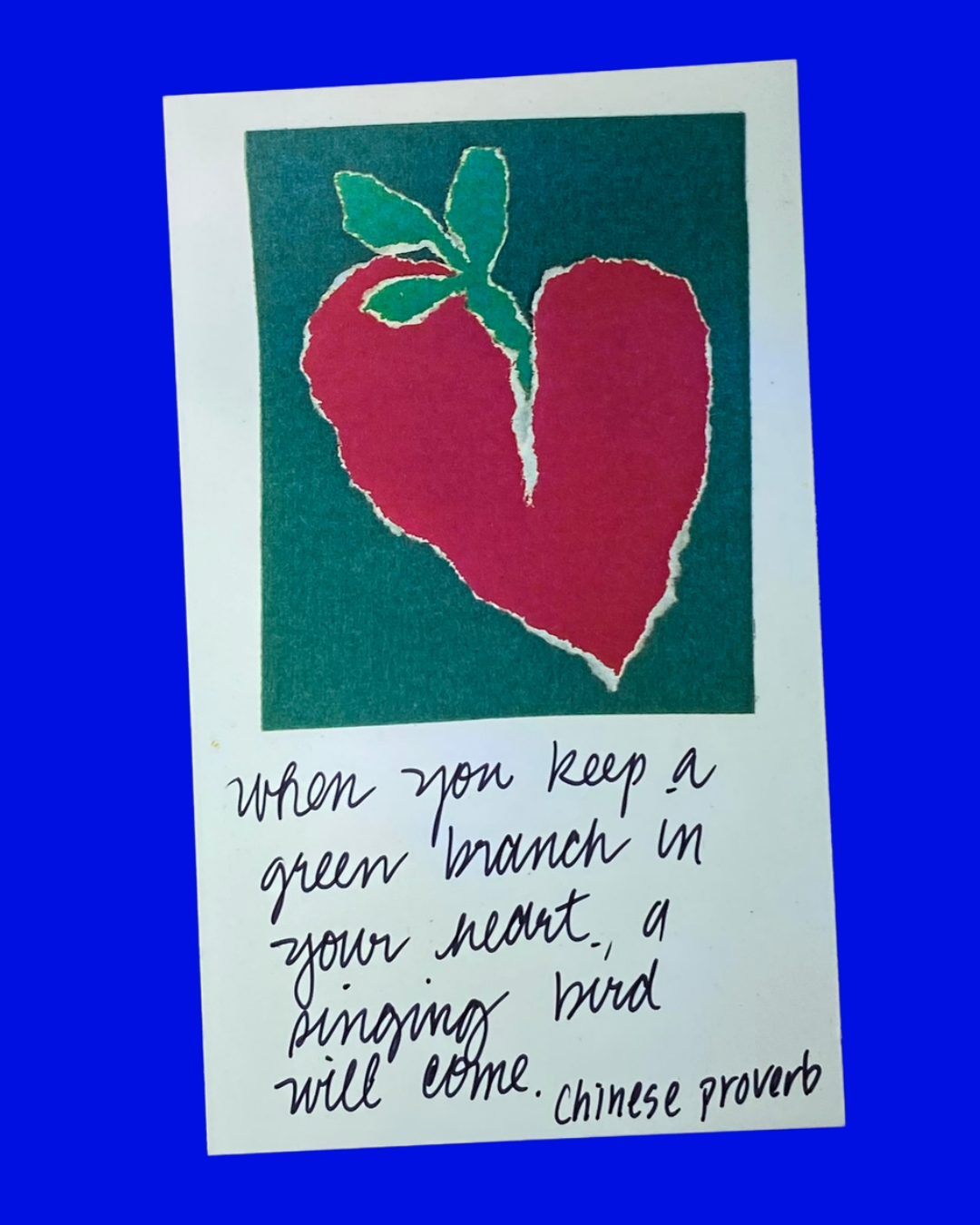 "Sprouting Heart" Card