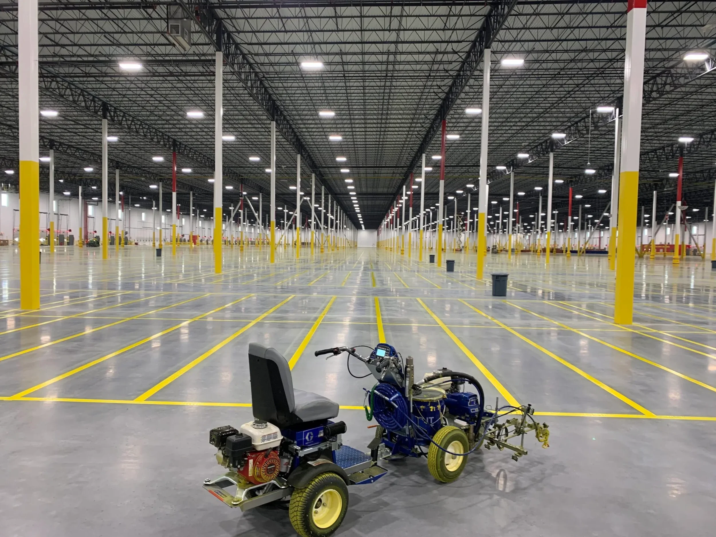 Warehouse Safety Striping