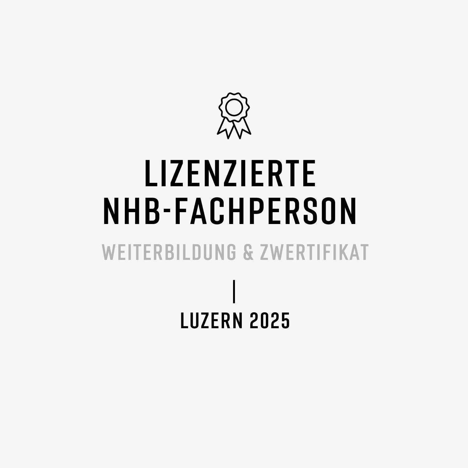 NHB-Fachperson Zertifikat – Hundetrainerin Luzern