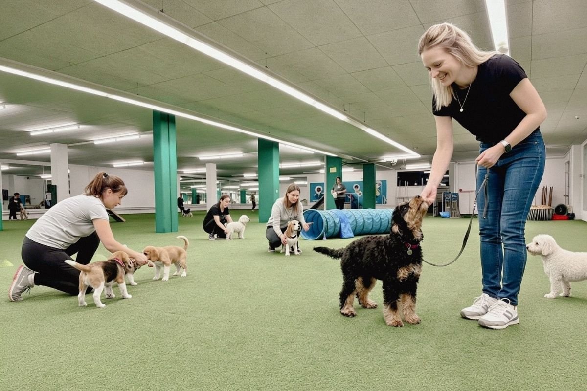 Welpenkurs Luzern indoor – Gruppenkurs Hundeschule für Welpen