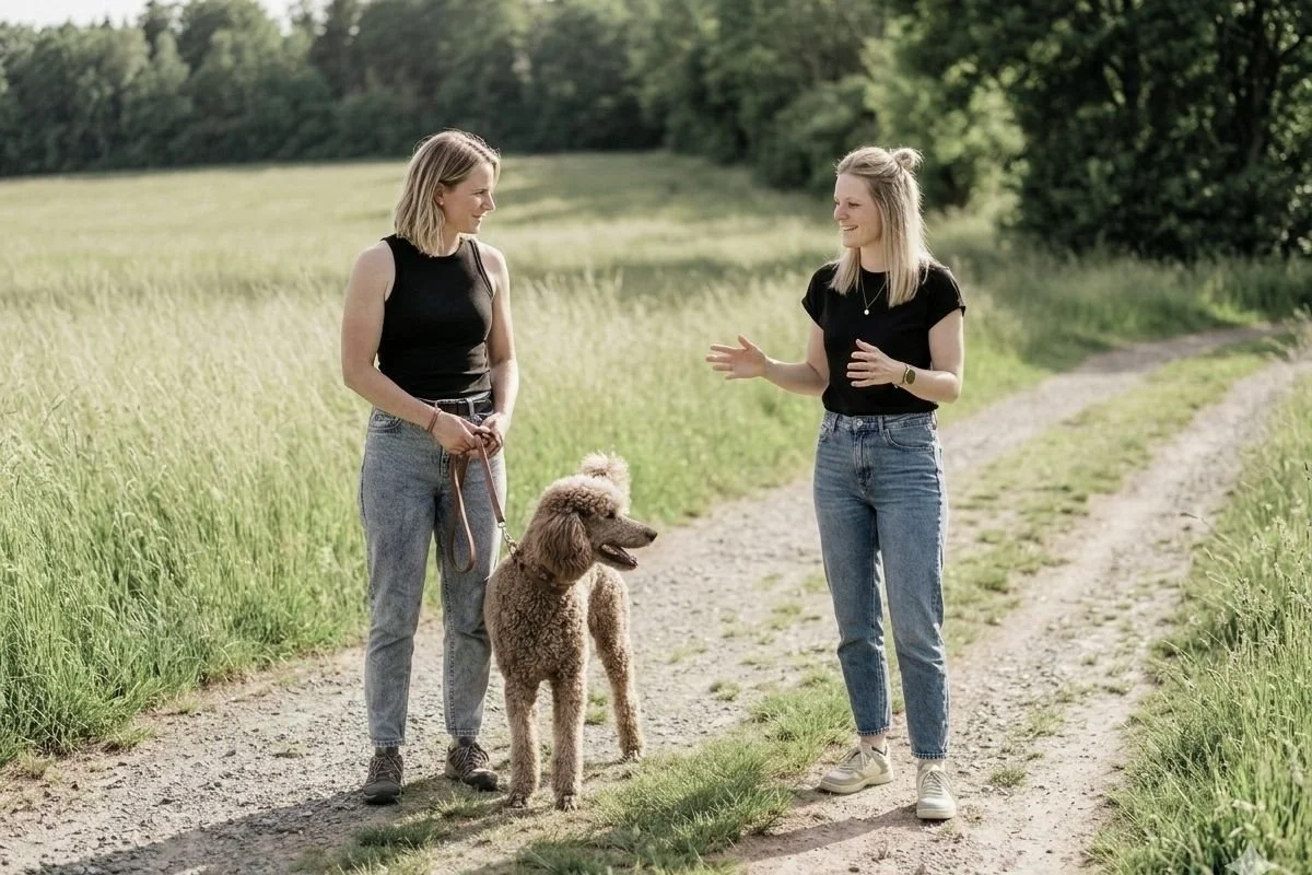 Einzeltraining Leinenfuehrigkeit Pudel – Hundetraining Luzern Zug
