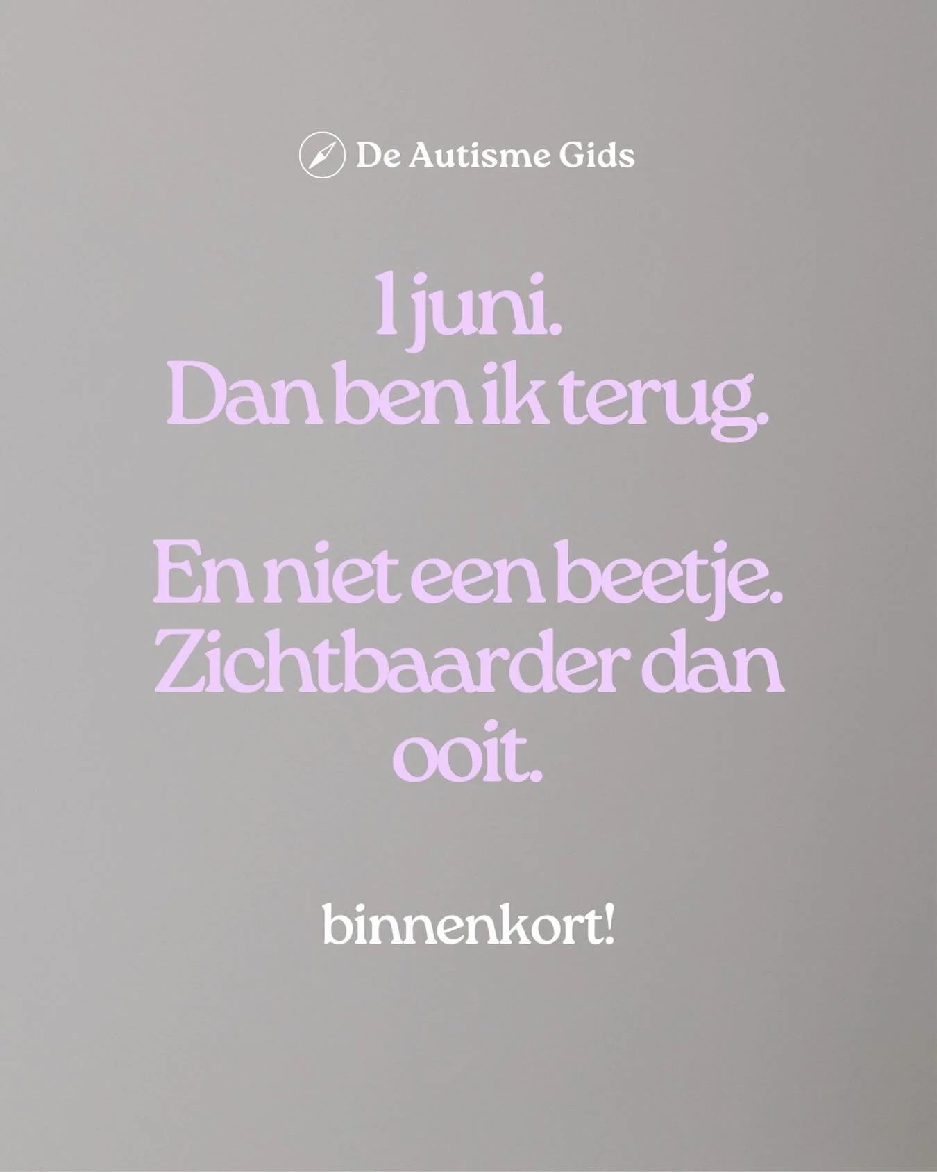 Stel je voor: een plek voor begrip en (h)erkenning.

Geen ruis.
Geen maskers.
Geen oppervlakkige tips.

Op 1 juni lanceer ik mijn nieuwe website.

Met:
&ndash; E-learning (digitale producten, e-werkboeken, webinars e.d.)
&ndash; Coaching die je &eacu