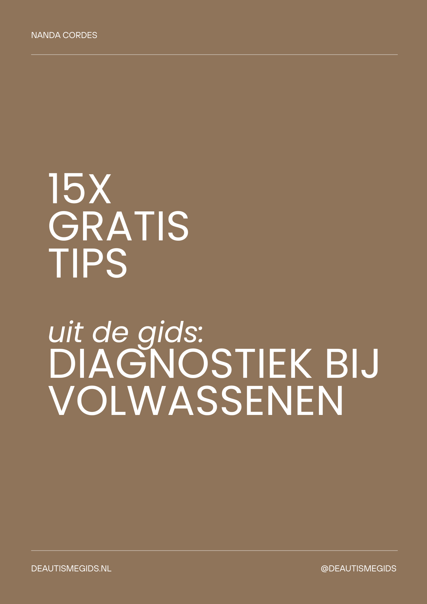 15x gratis tips - Diagnostiek bij volwassenen