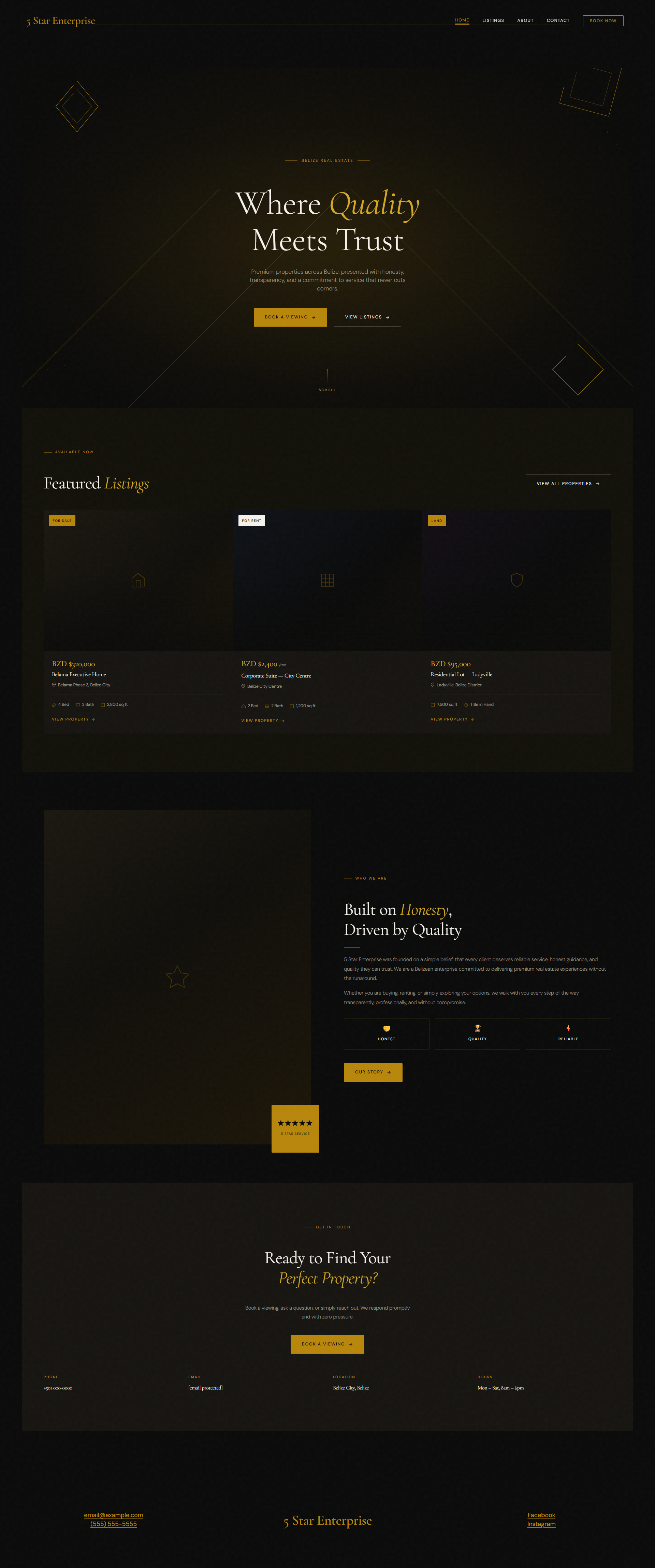 Business website design for Enterprise