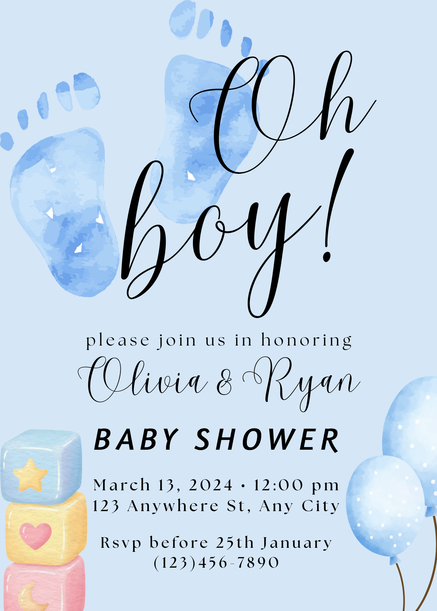 Baby Shower Invitation