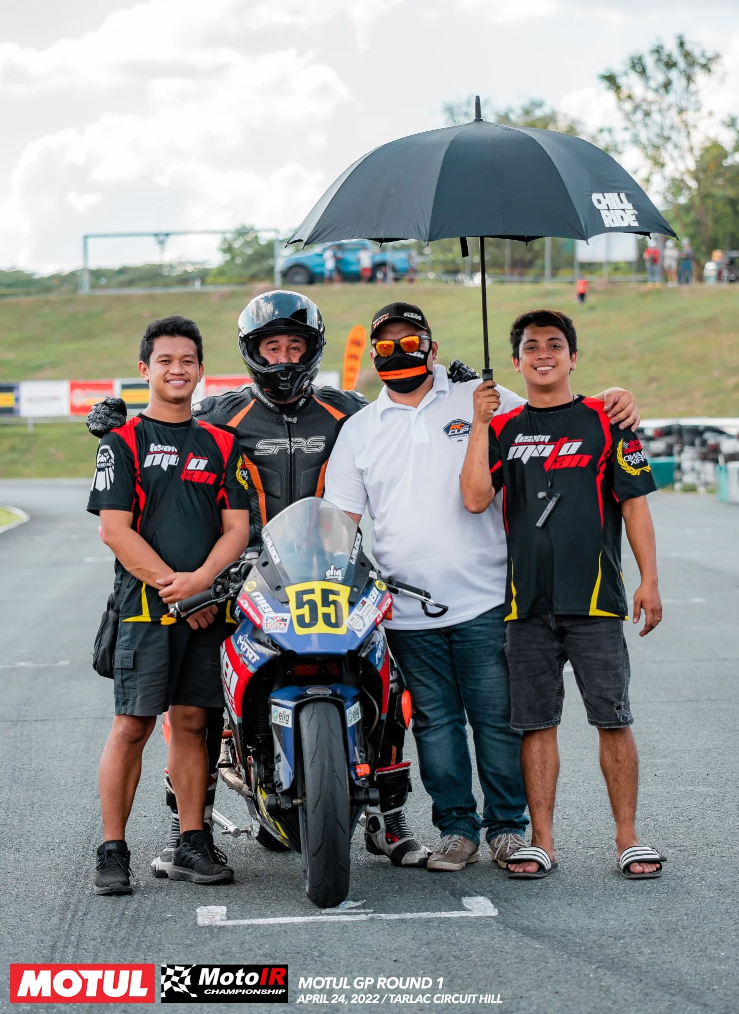 Lawrence Valencia and his Team